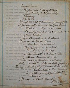 Questionnaire de Proust Confession Album